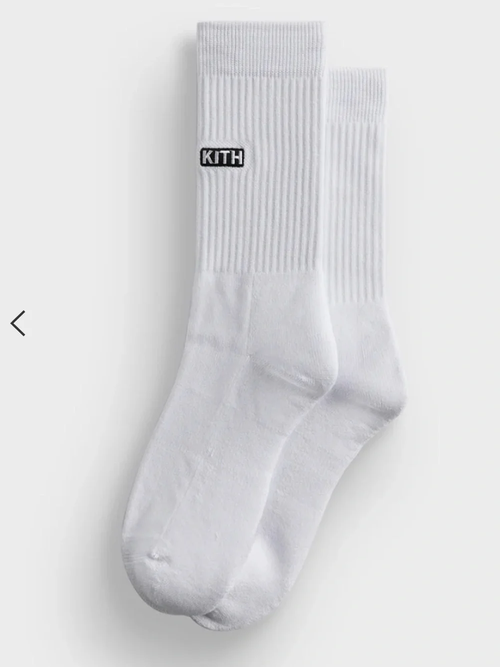 2 Pairs of Black & White Kith Classics for Stance 2.0 Classic Crew Socks Sz L